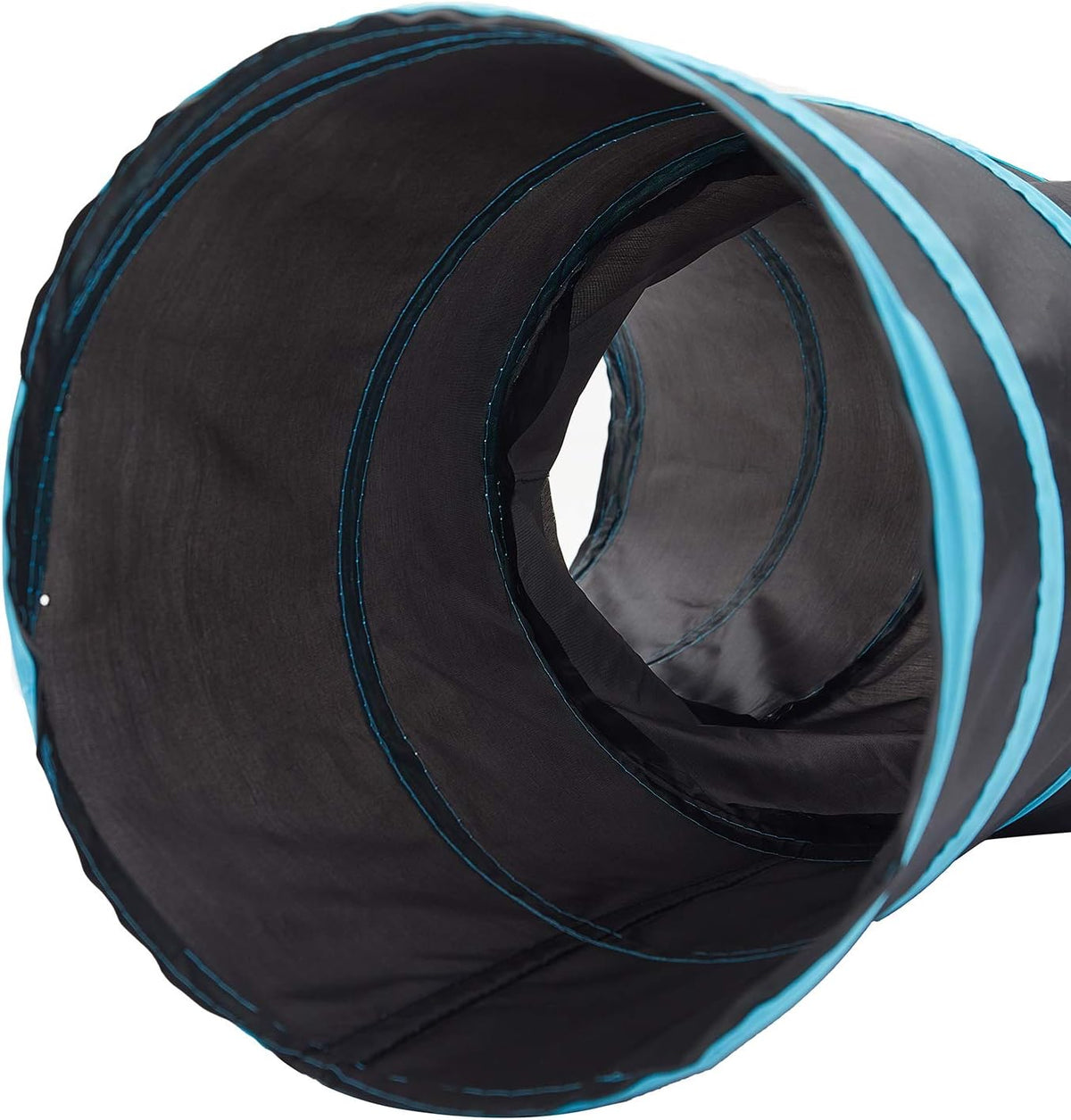 Cat Tunnel Tube Toys 3 Way Collapsible, Tunnels for Indoor Cats,Kitty Bored Peek Hole Toy Ball Cat, Puppy, Kitty, Kitten, Rabbit