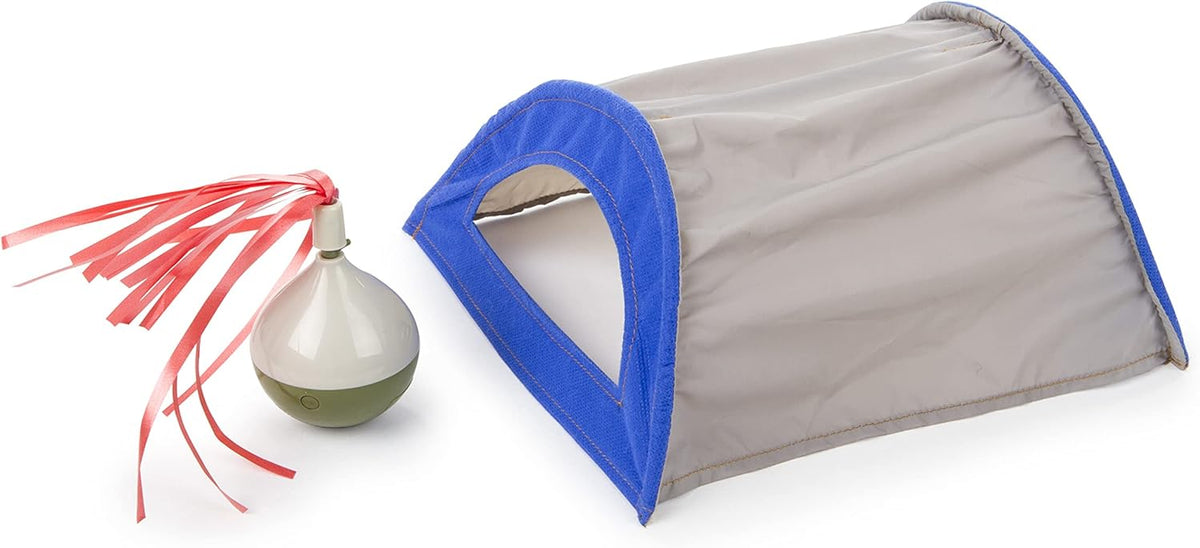 Electronic Motion Hide & Peek Ball Cat Toy, Battery Powered - Multi Color, One Size