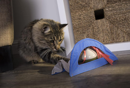 Electronic Motion Hide &amp; Peek Ball Cat Toy, Battery Powered - Multi Color, One Size