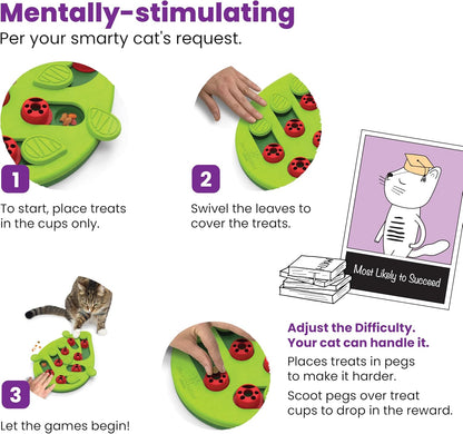Interactive Cat Treat Puzzle