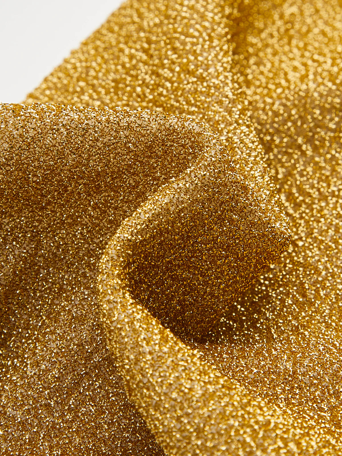 Gold Metallic Detail Bikini Bottom
