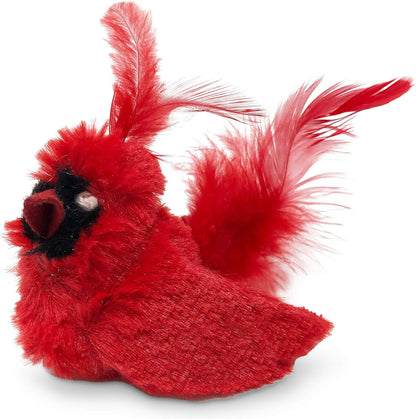Real Birds Interactive Cat Toys with Catnip (Cat Toys for Indoor Cats, Catnip Toys, Catnip Toys for Cats with Bird  Electronic Sound and Feather)