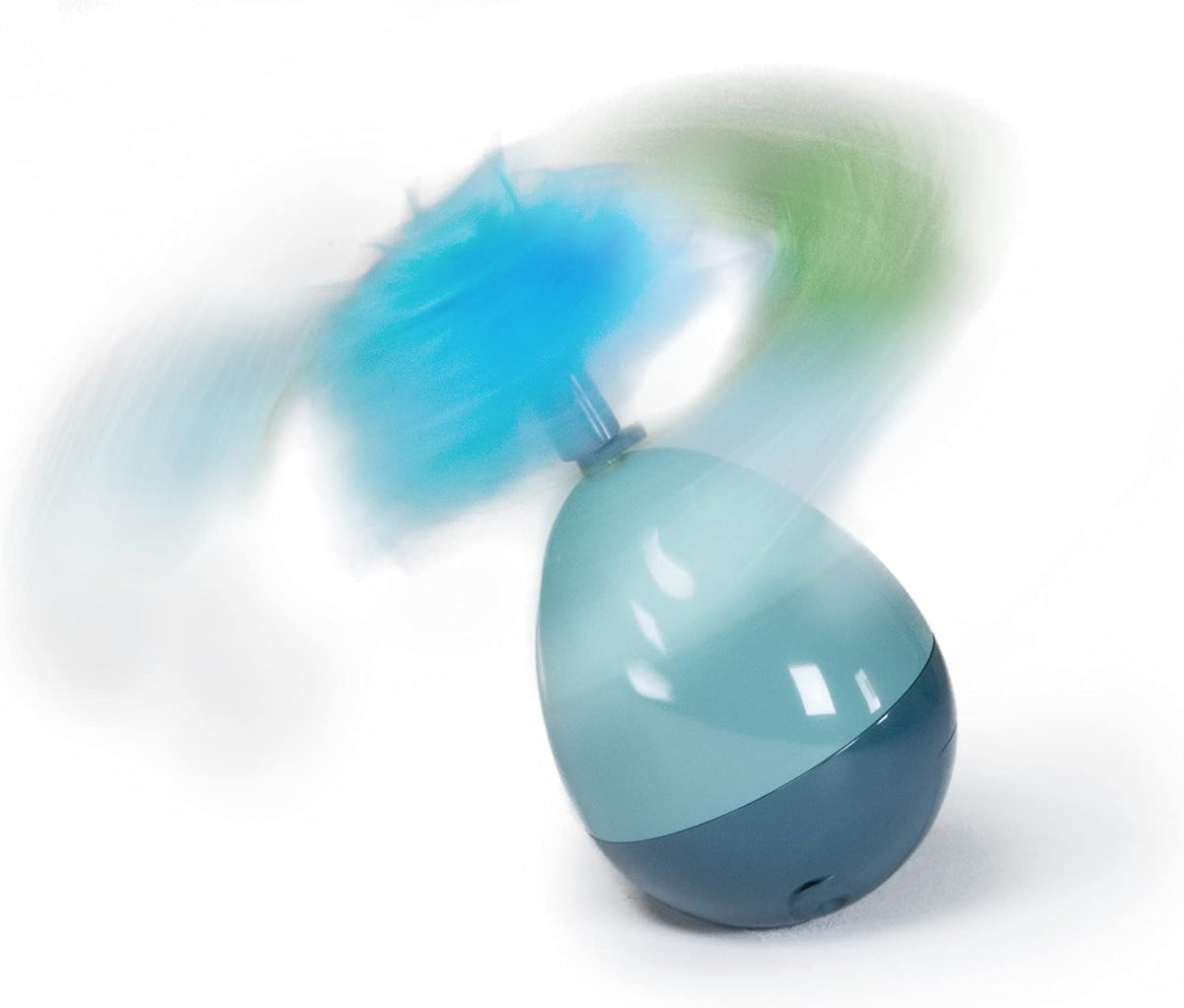 Spinning Electronic Motion Cat Toy, Battery Powered - Blue, One Size