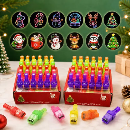 🎃 Halloween LED Projector Rings | Spooky Light-Up Party Favors for Kids